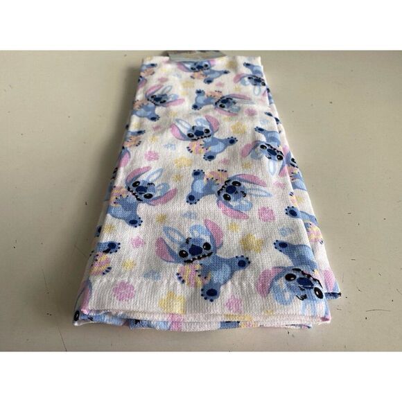 2 Pack Disney Stitch Hand Kitchen Towels Easter Eggs Spring 16 X 26” NEW - Picture 7 of 15